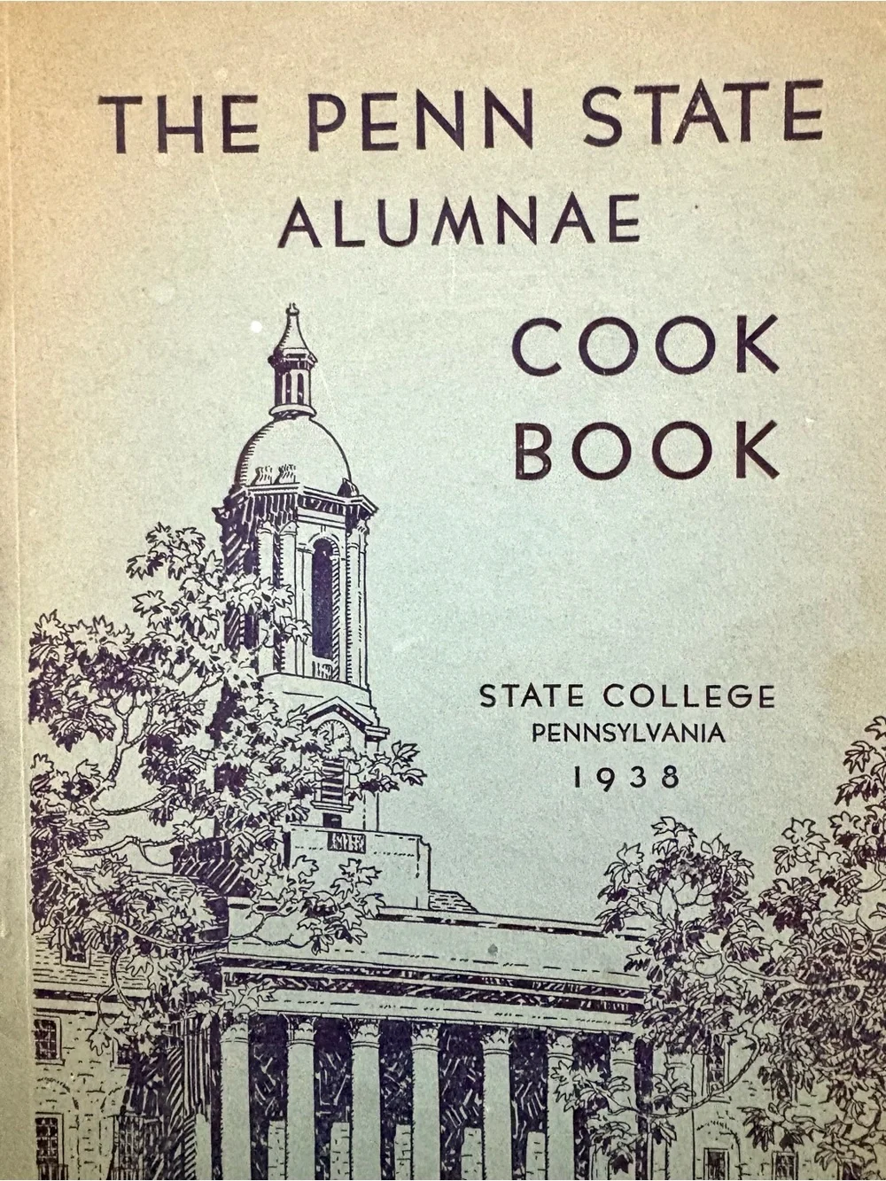 Rare  Penn State Alumnae Cook Book circa 1938 in great condition! -